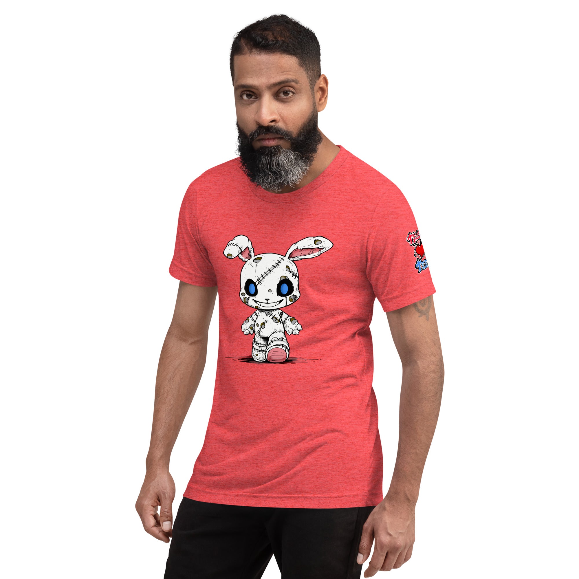 Zombie Bunny Men's Tri-blend Short Sleeve T-Shirt