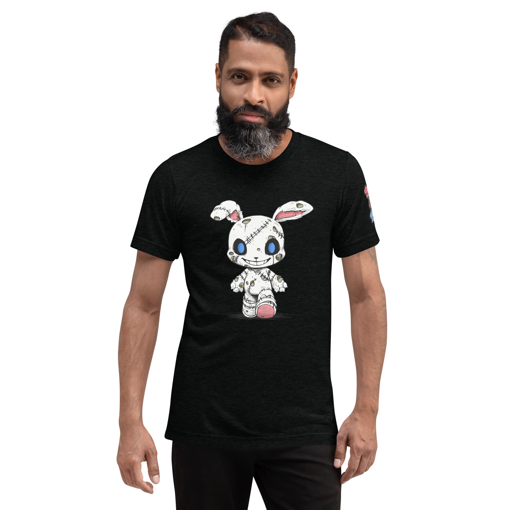 Zombie Bunny Men's Tri-blend Short Sleeve T-Shirt