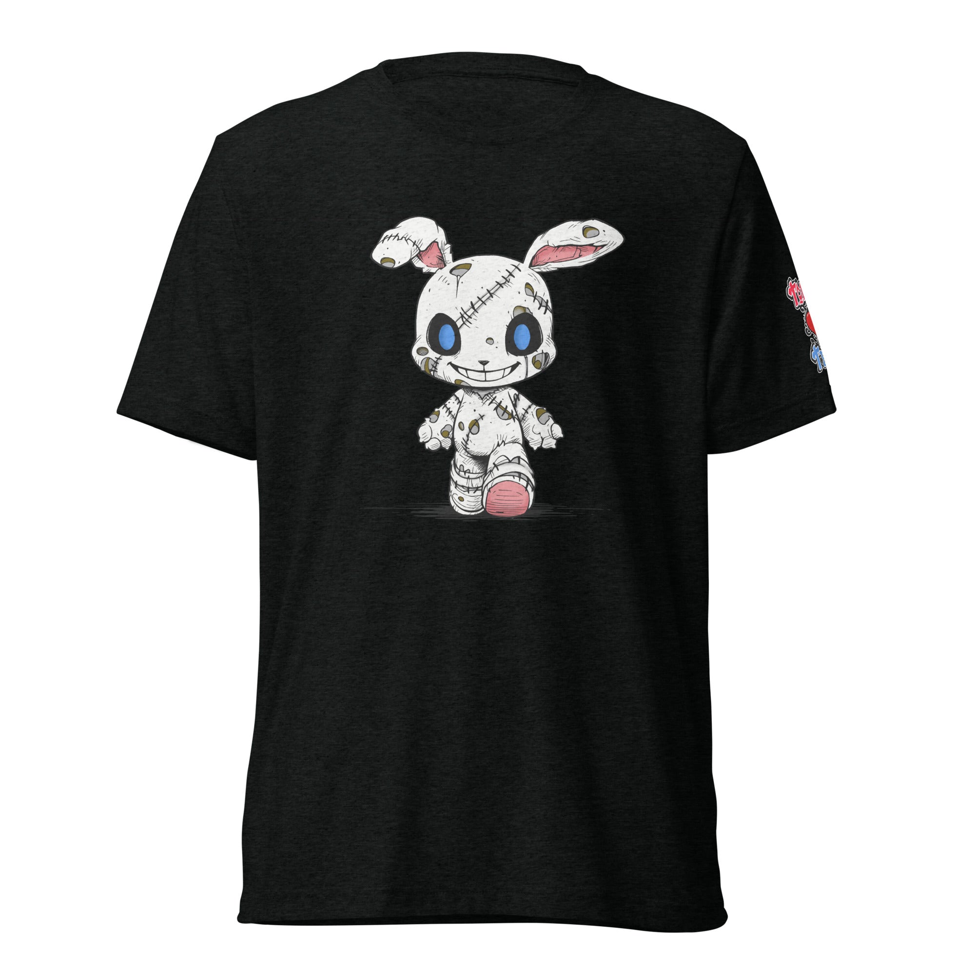 Zombie Bunny Men's Tri-blend Short Sleeve T-Shirt