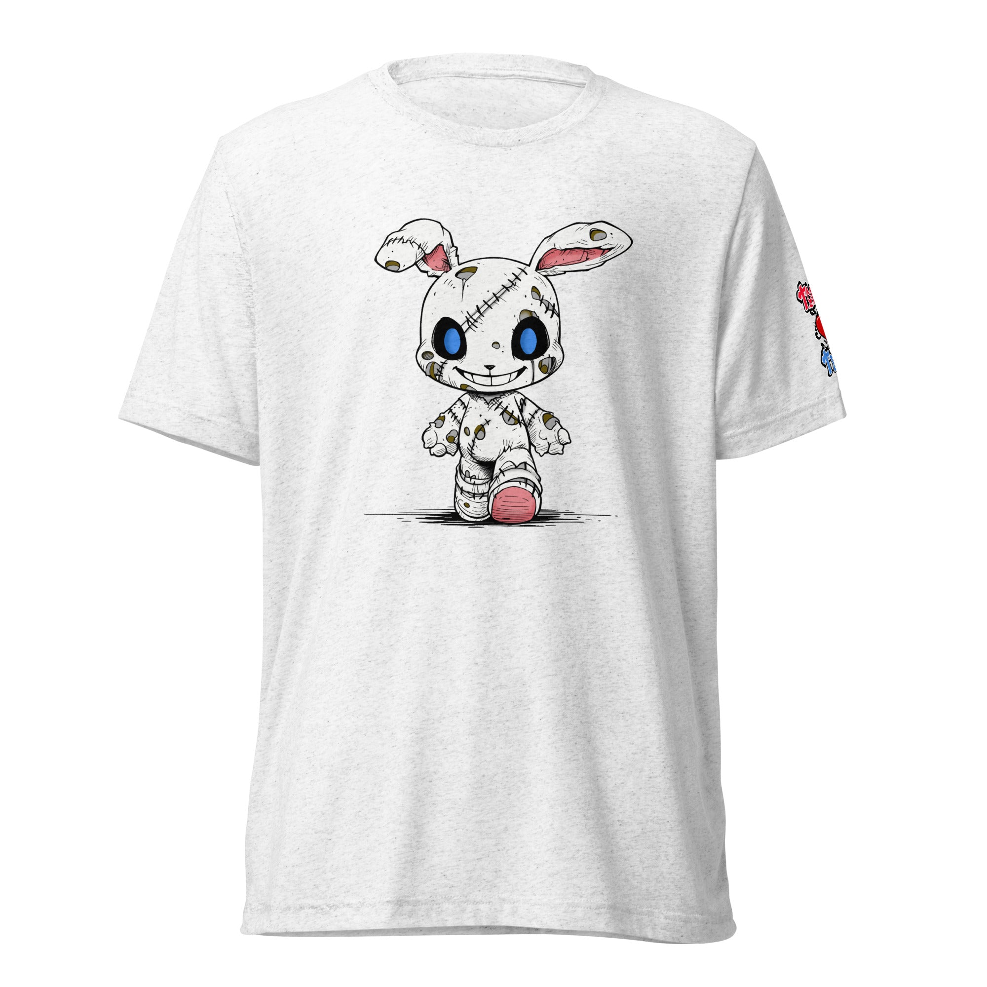 Zombie Bunny Men's Tri-blend Short Sleeve T-Shirt