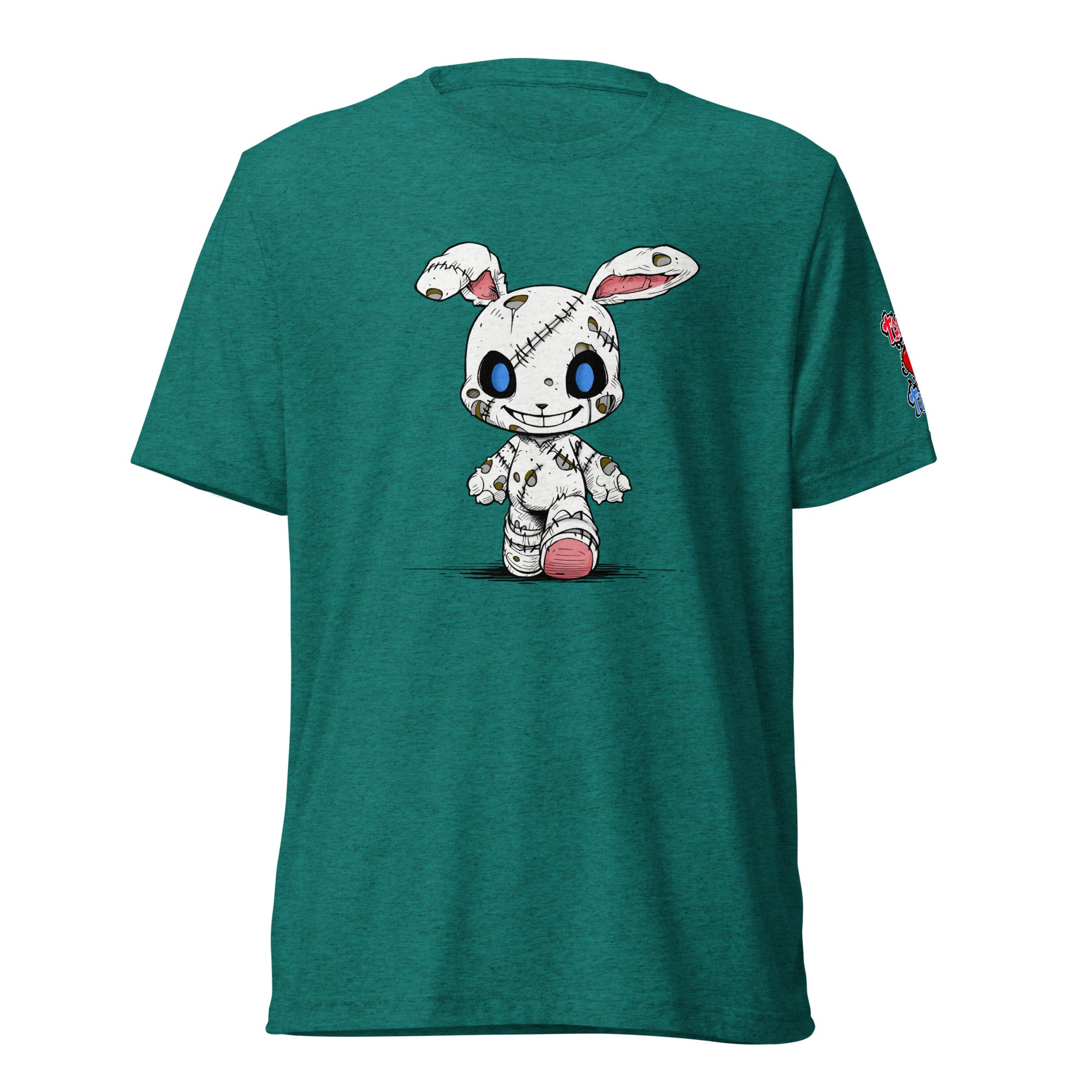 Zombie Bunny Men's Tri-blend Short Sleeve T-Shirt