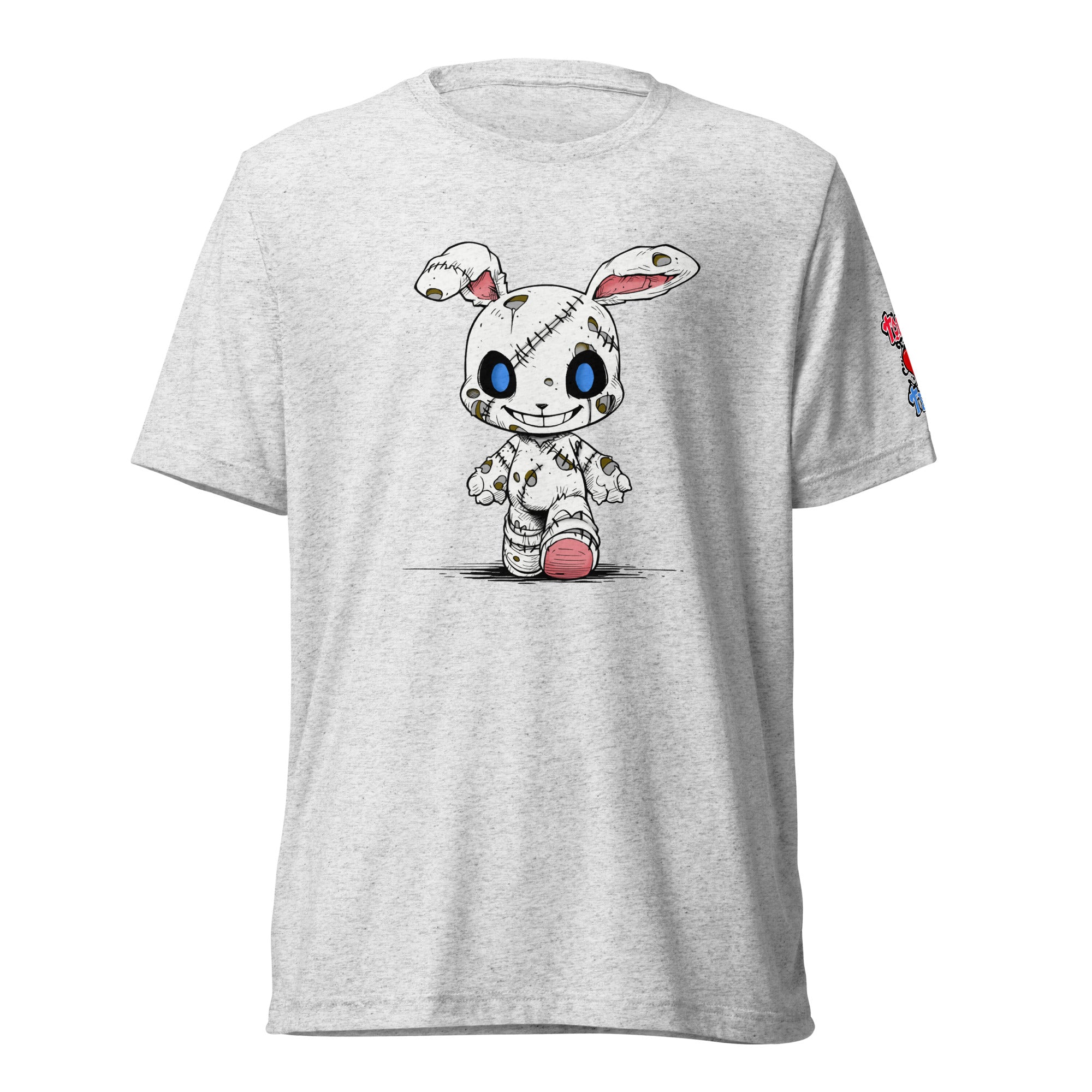 Zombie Bunny Men's Tri-blend Short Sleeve T-Shirt