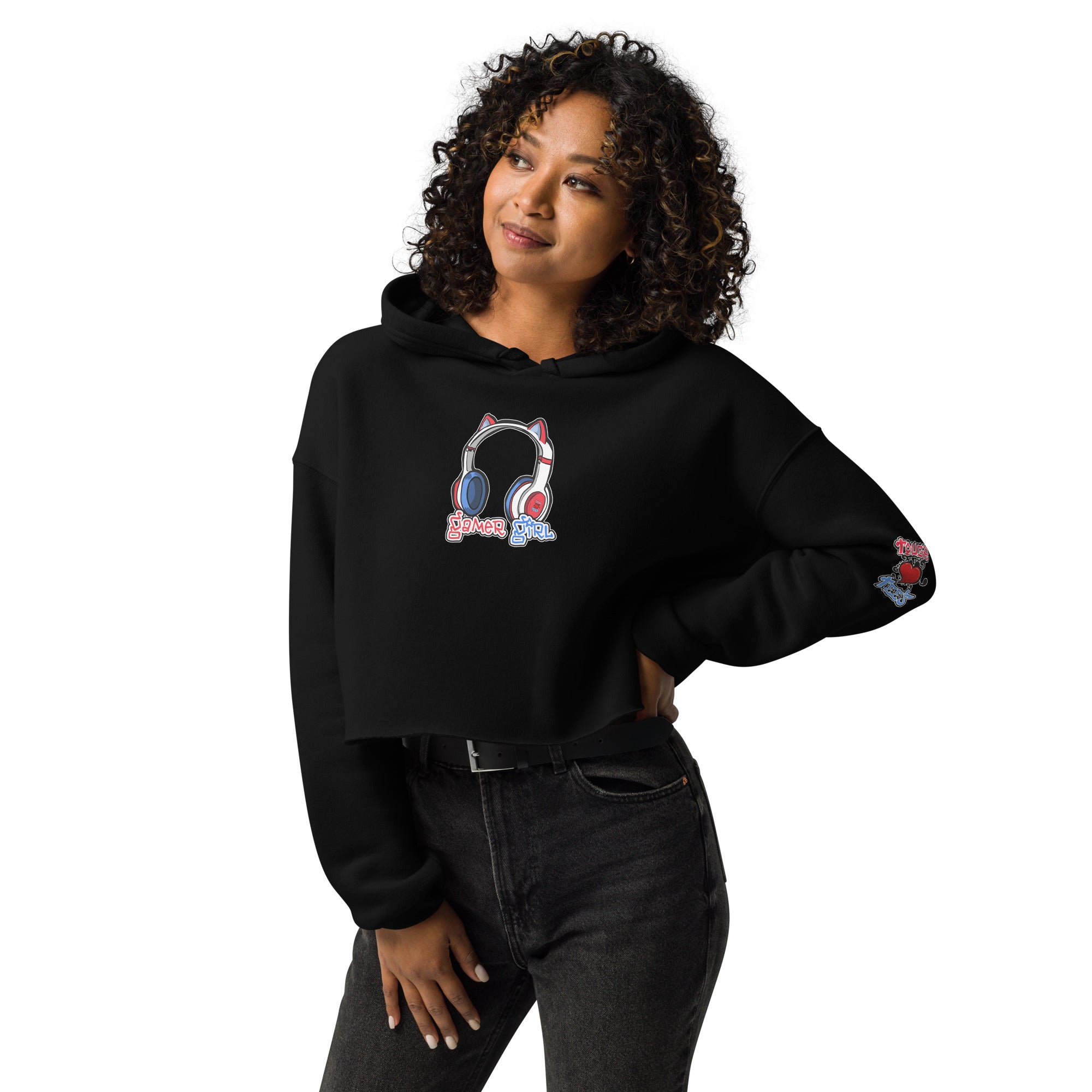 Gamer Girl Women's Crop Hoodie