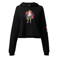 H. Anime Style Women's Crop Hoodie