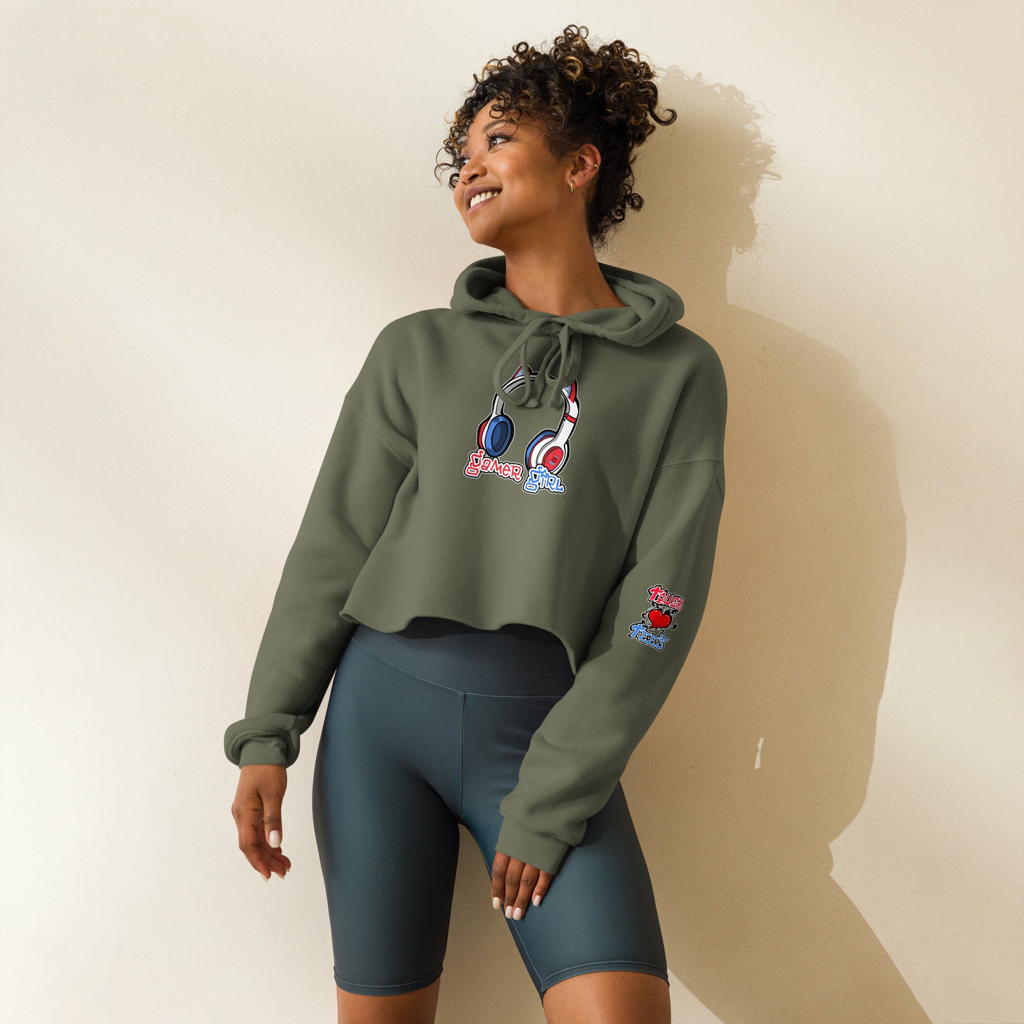 Gamer Girl Women's Crop Hoodie