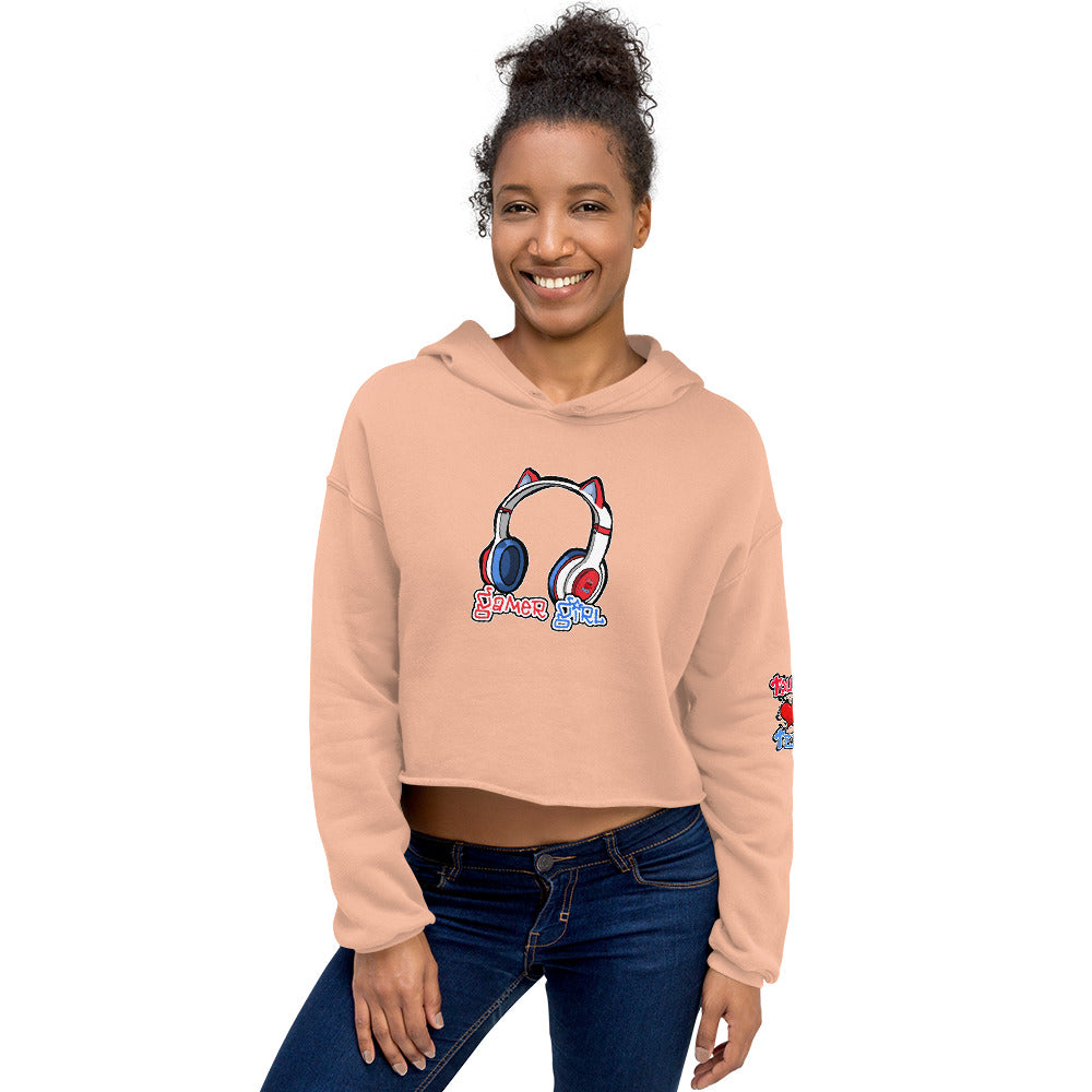 Gamer Girl Women's Crop Hoodie