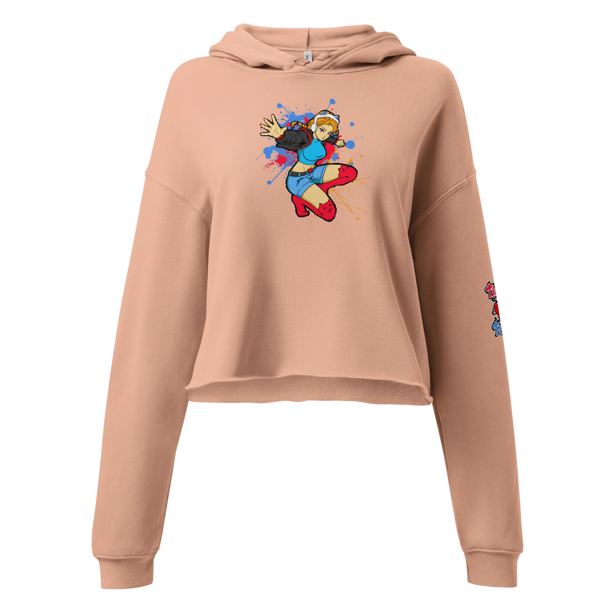 GG Anime Women's Crop Hoodie