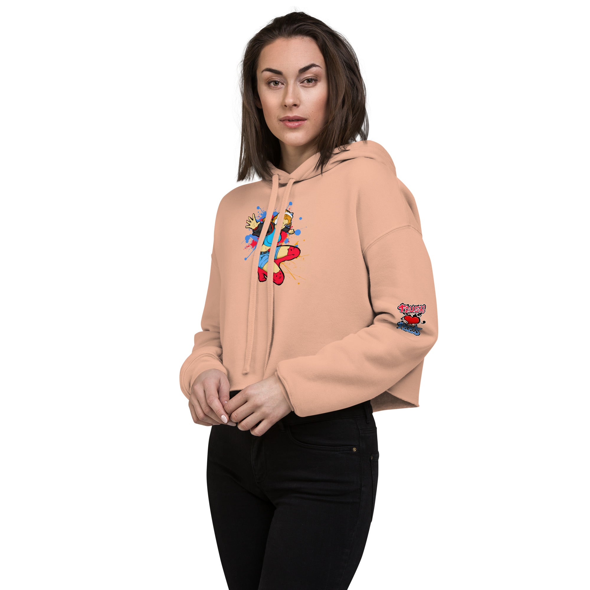 GG Anime Women's Crop Hoodie