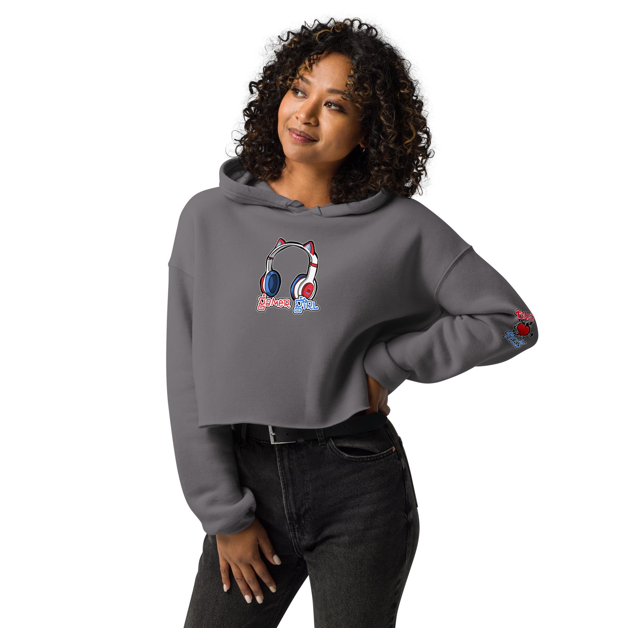 Gamer Girl Women's Crop Hoodie