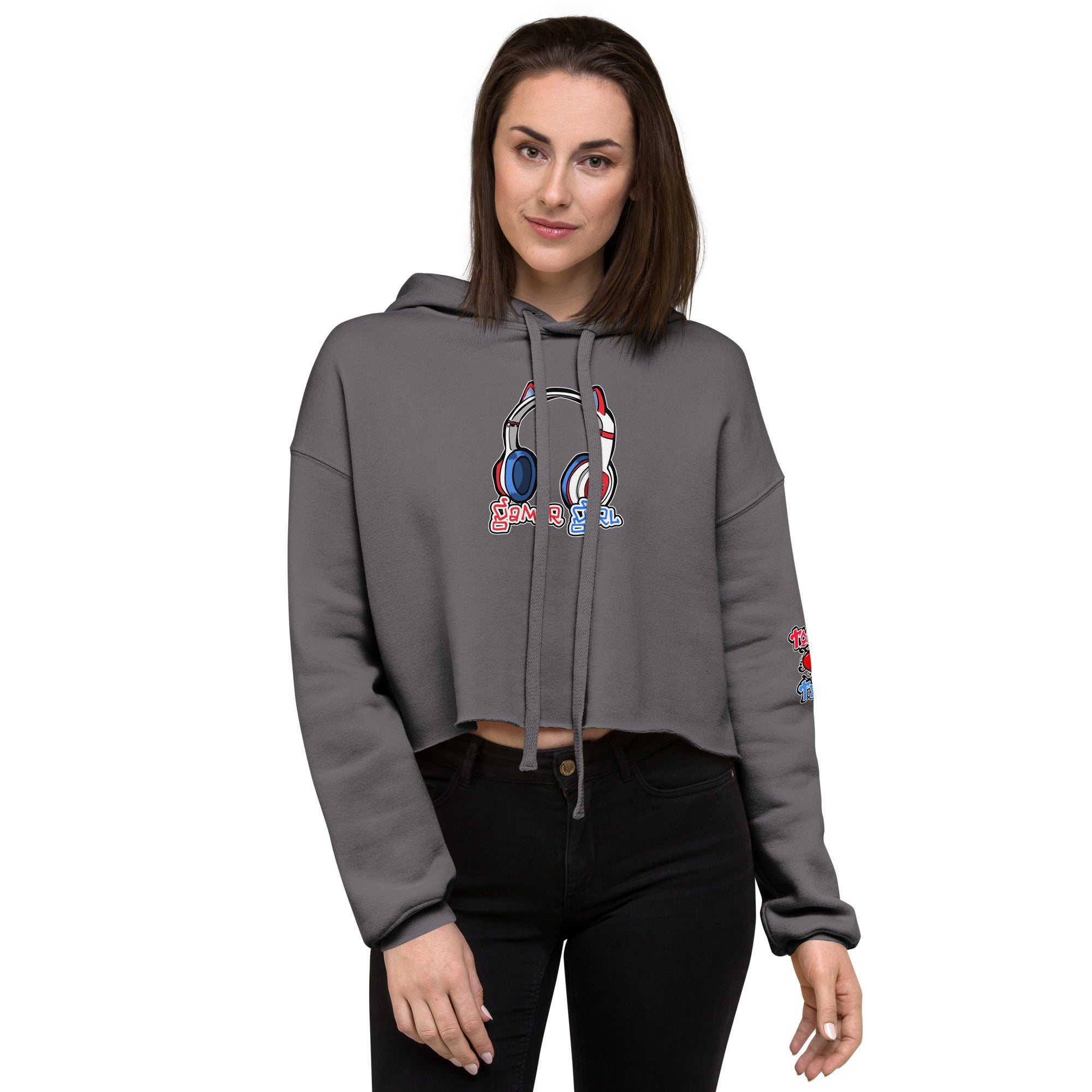 Gamer Girl Women's Crop Hoodie