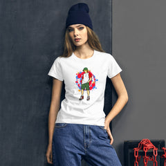 H. Anime Style Women's Fashion Fit Short Sleeve Tee