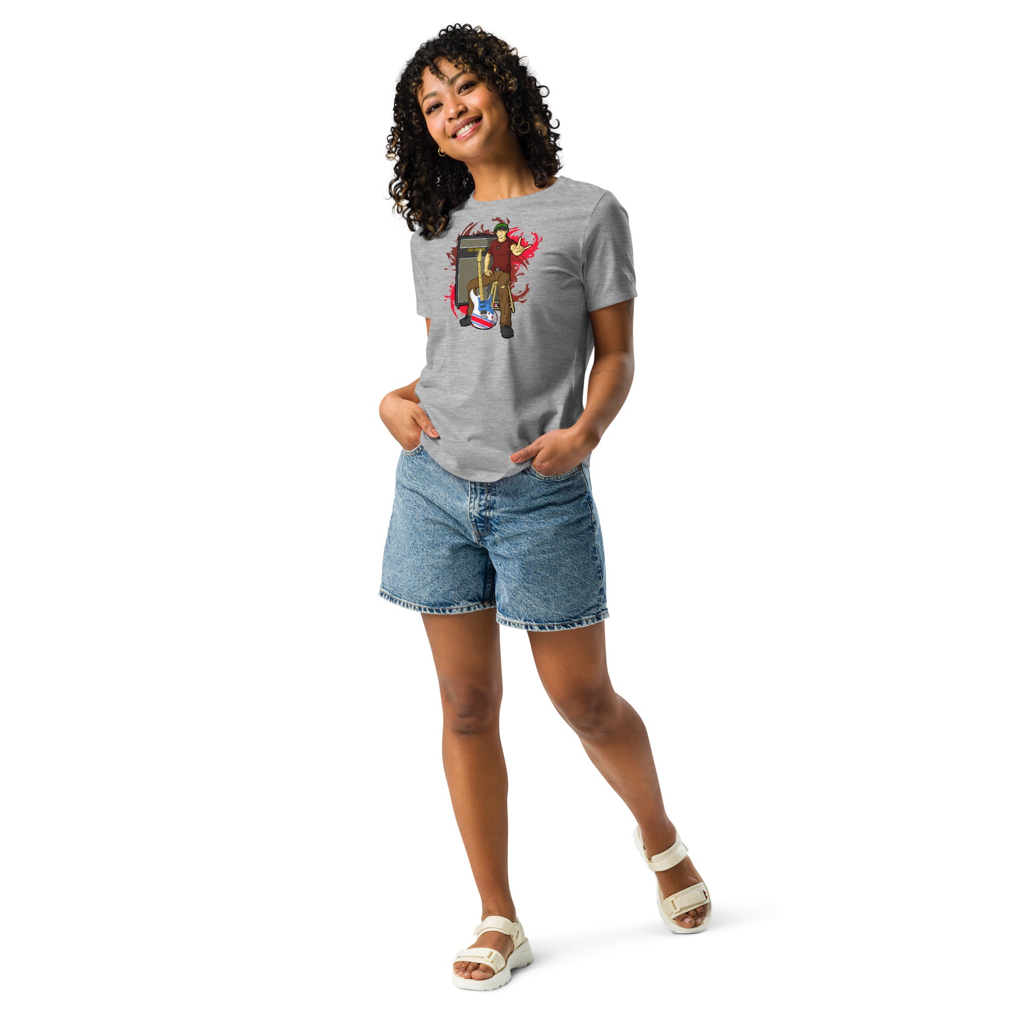 BO Anime Style Women's Relaxed Lightweight Tee