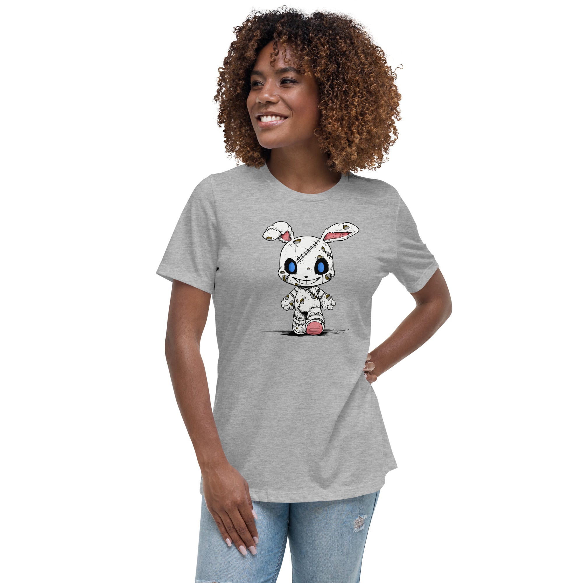 Zombie Bunny Women's Relaxed Jersey Tee