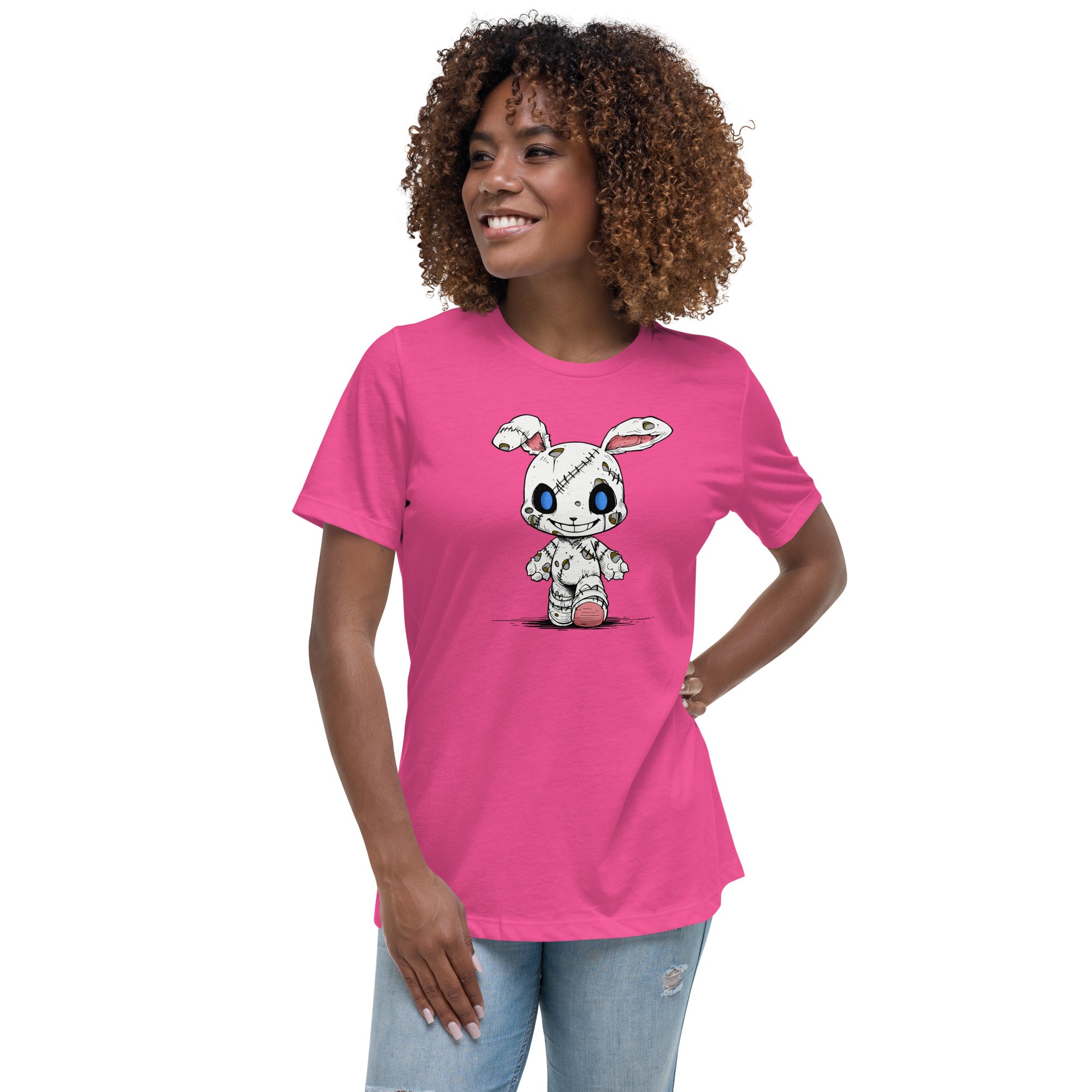 Zombie Bunny Women's Relaxed Jersey Tee