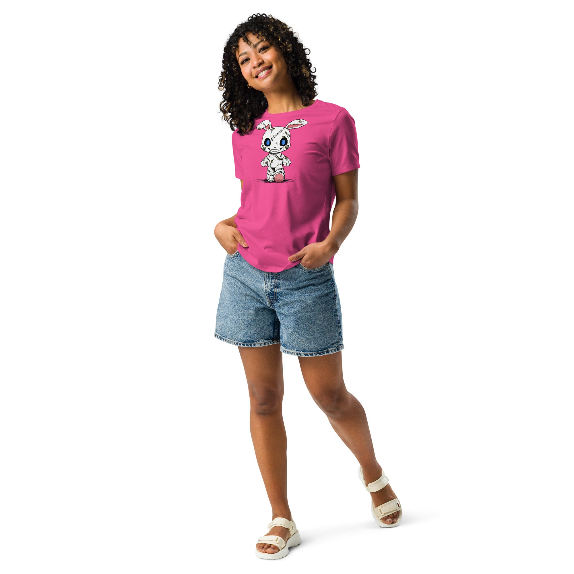 Zombie Bunny Women's Relaxed Jersey Tee