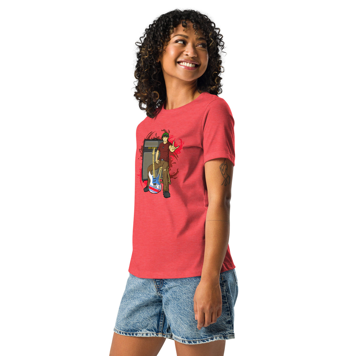 BO Anime Style Women's Relaxed Lightweight Tee