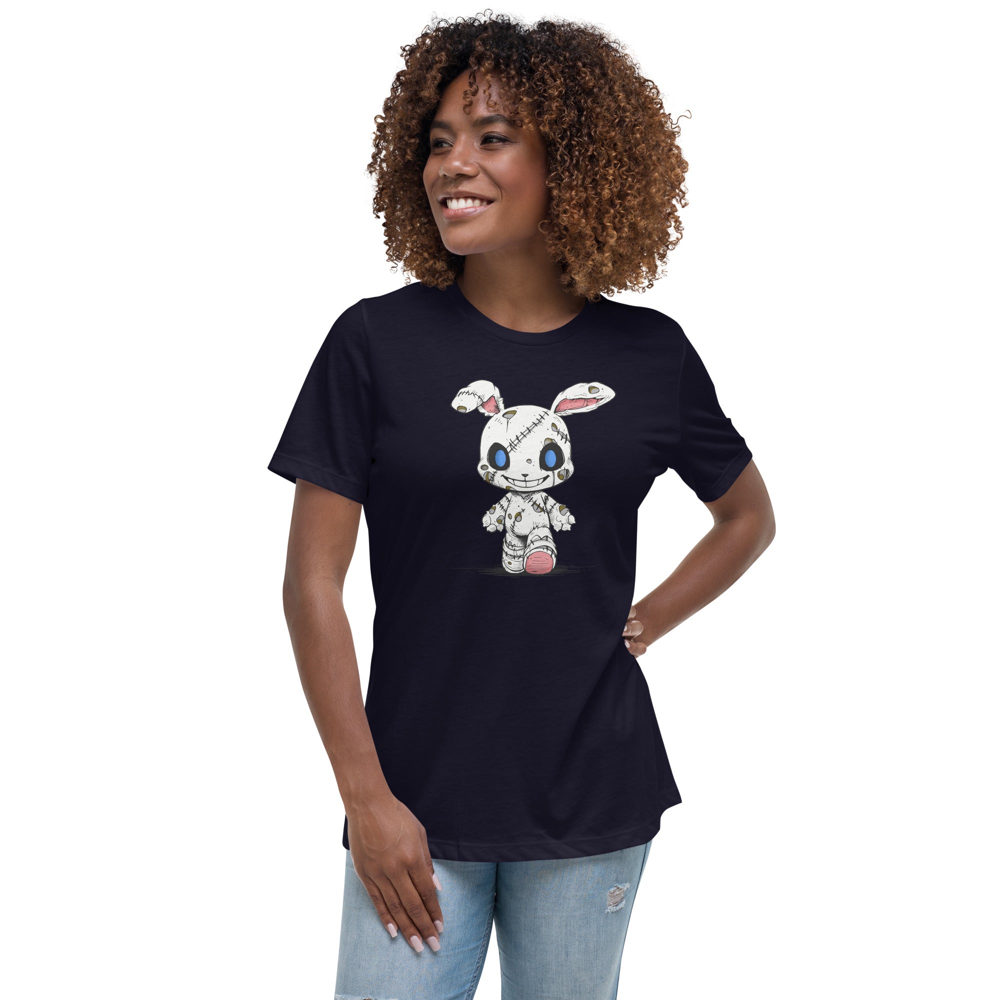 Zombie Bunny Women's Relaxed Jersey Tee