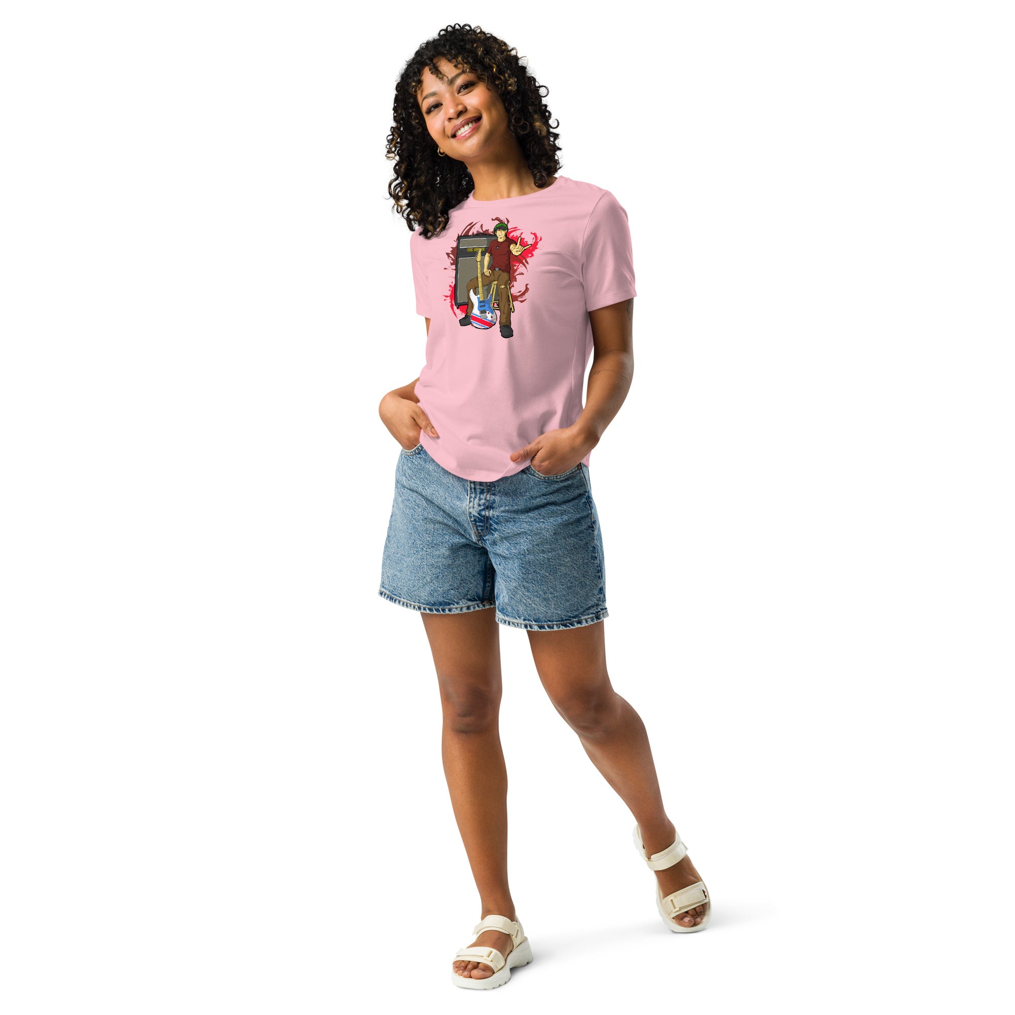 BO Anime Style Women's Relaxed Lightweight Tee