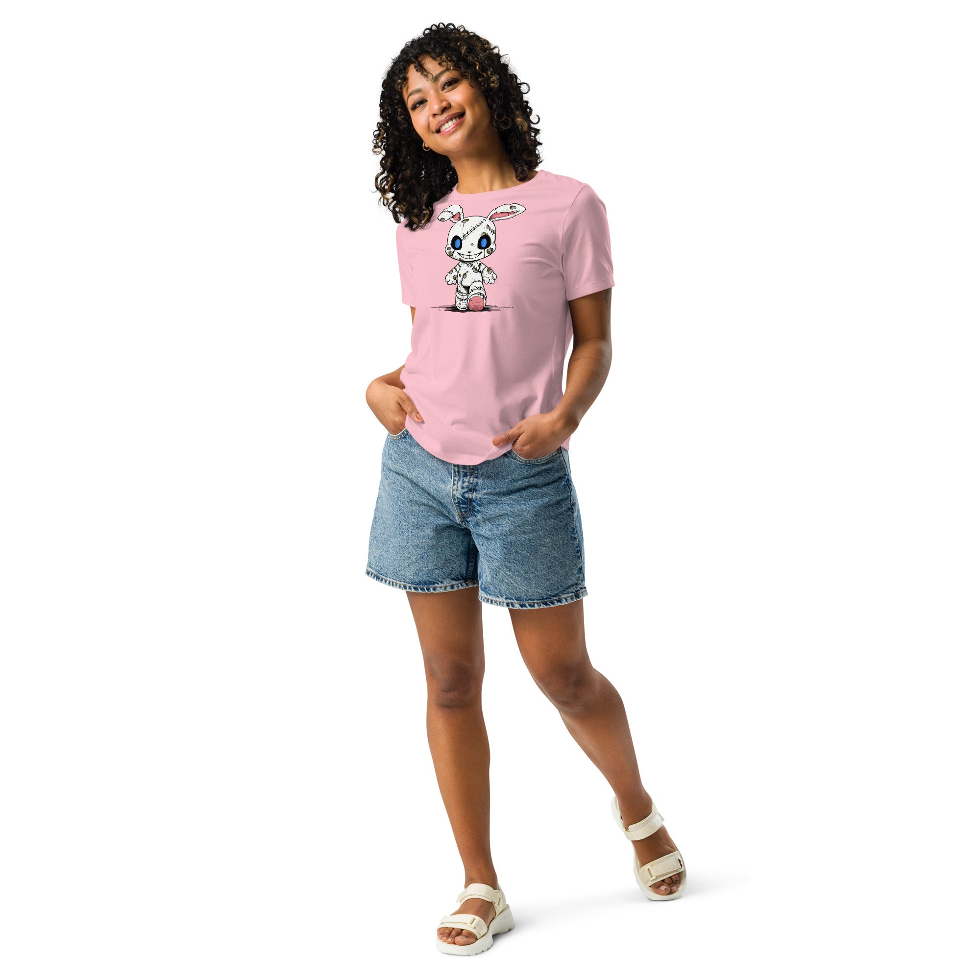 Zombie Bunny Women's Relaxed Jersey Tee