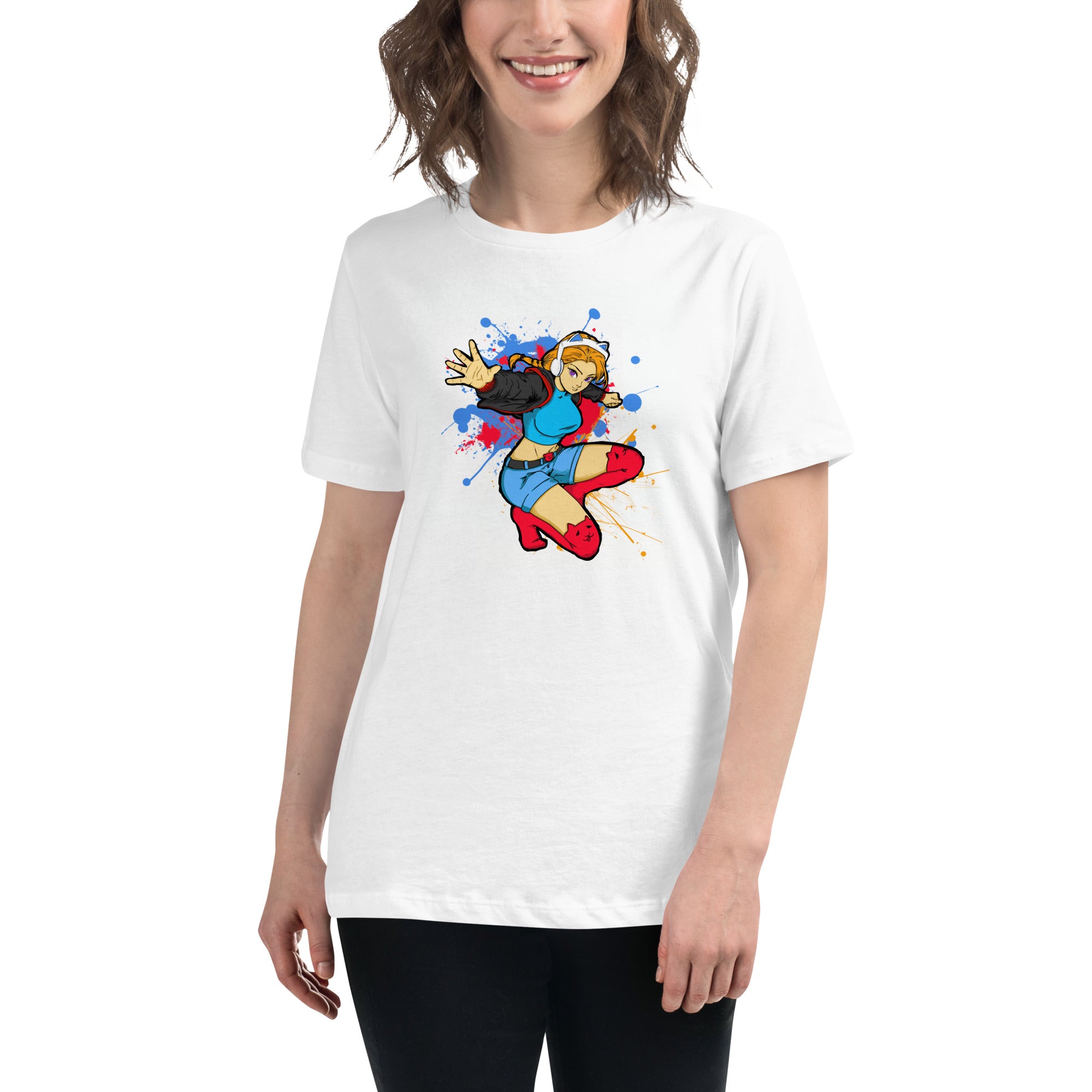 GG Anime Style Women's Relaxed Jersey Tee