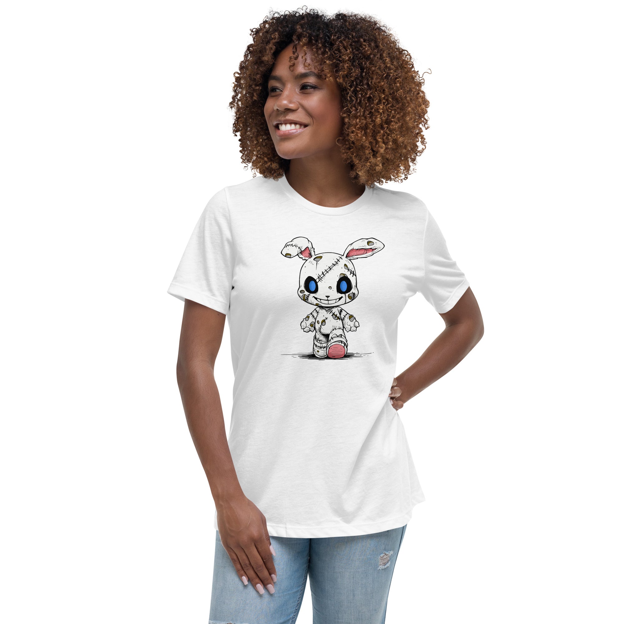 Zombie Bunny Women's Relaxed Jersey Tee