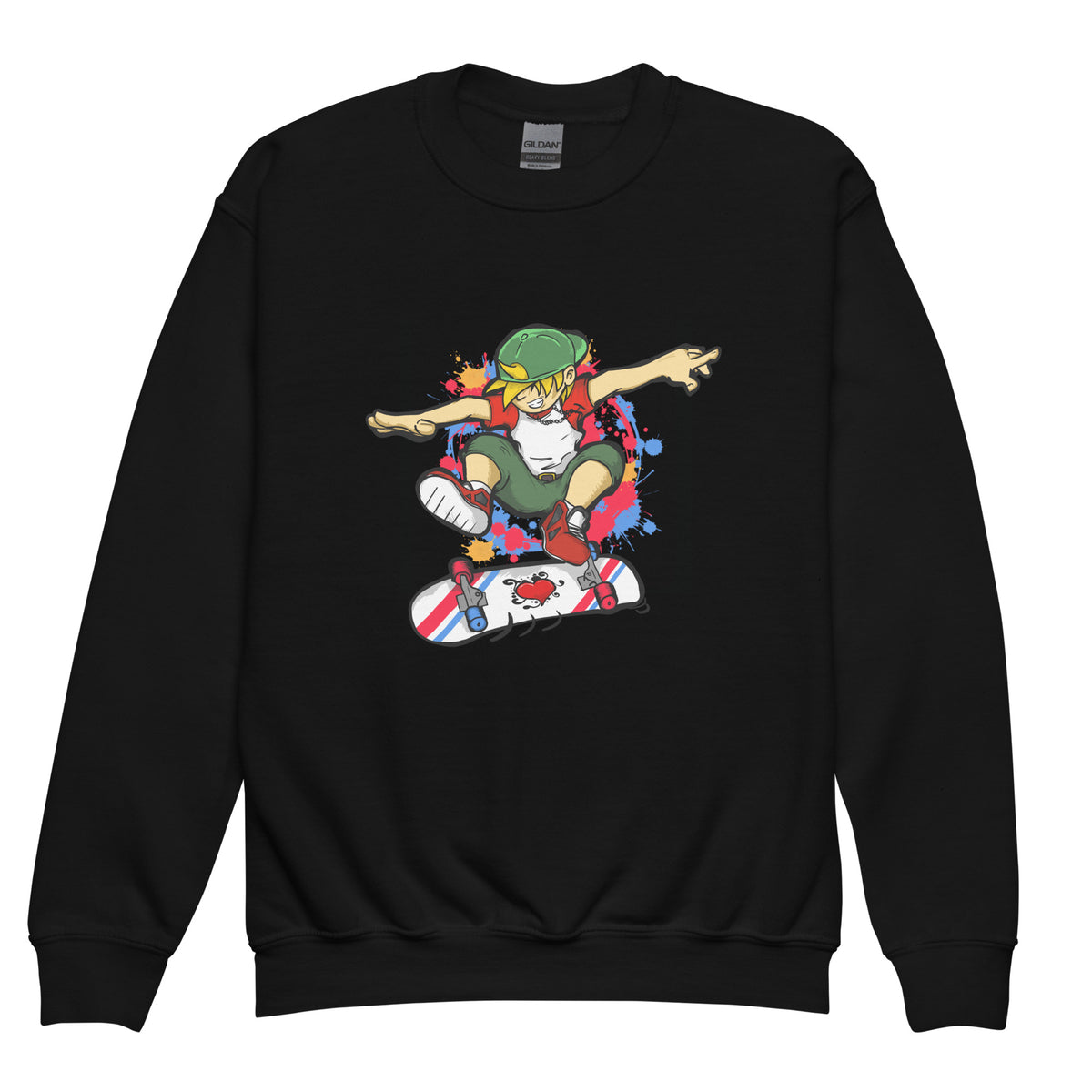 H. Skateboarding Youth Boys Standard Crewneck Sweatshirt