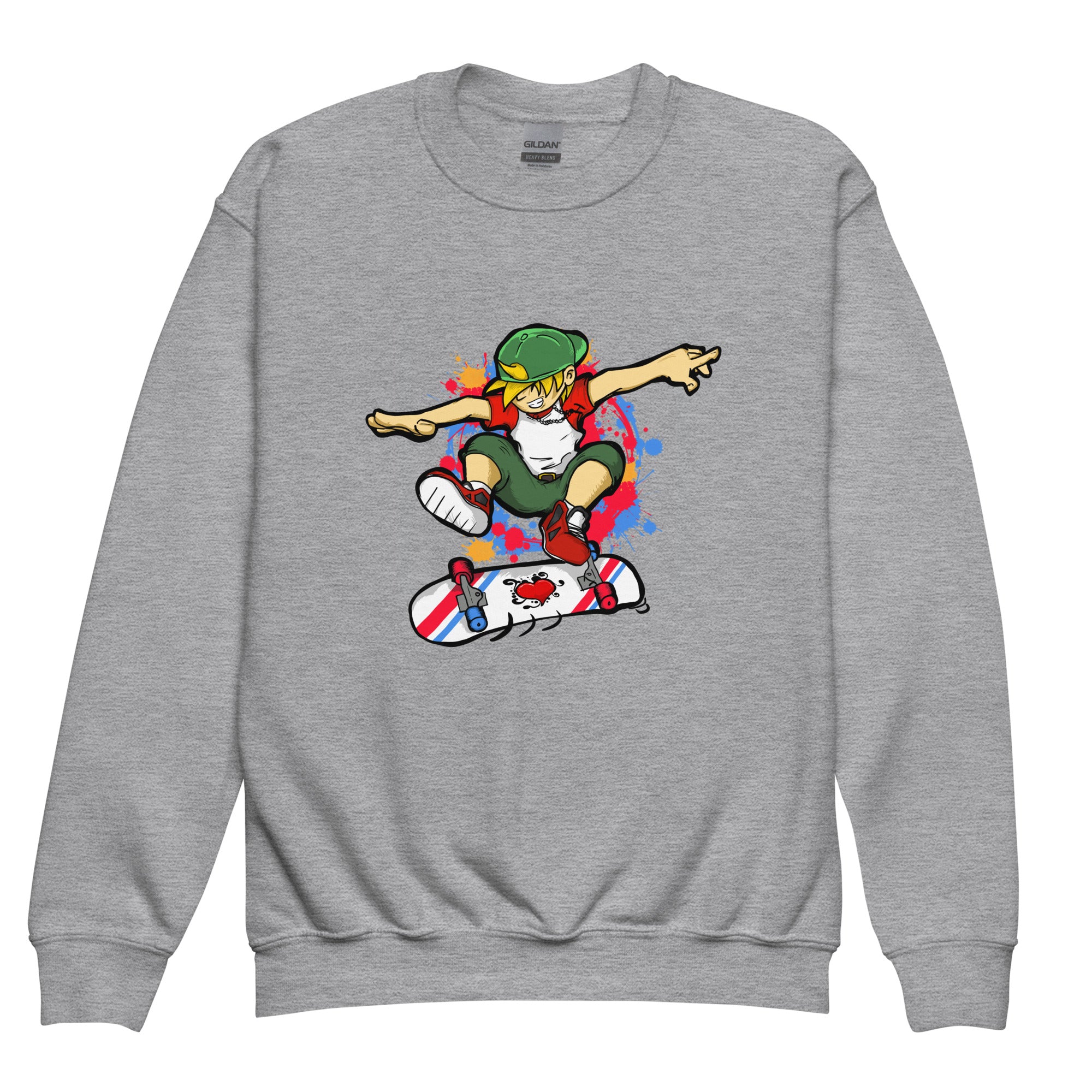 H. Skateboarding Youth Boys Standard Crewneck Sweatshirt