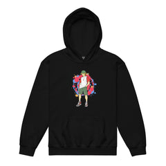 H. Anime Style Youth Boys Heavy Blend Hoodie