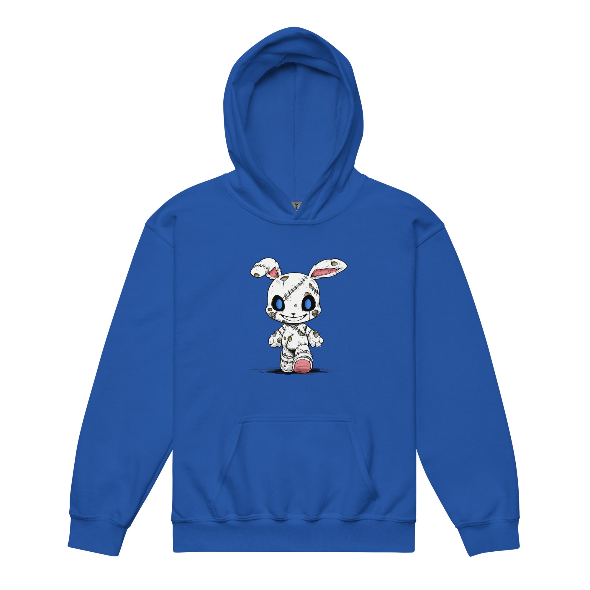 Zombie Bunny Youth Girls Heavy Blend Hoodie