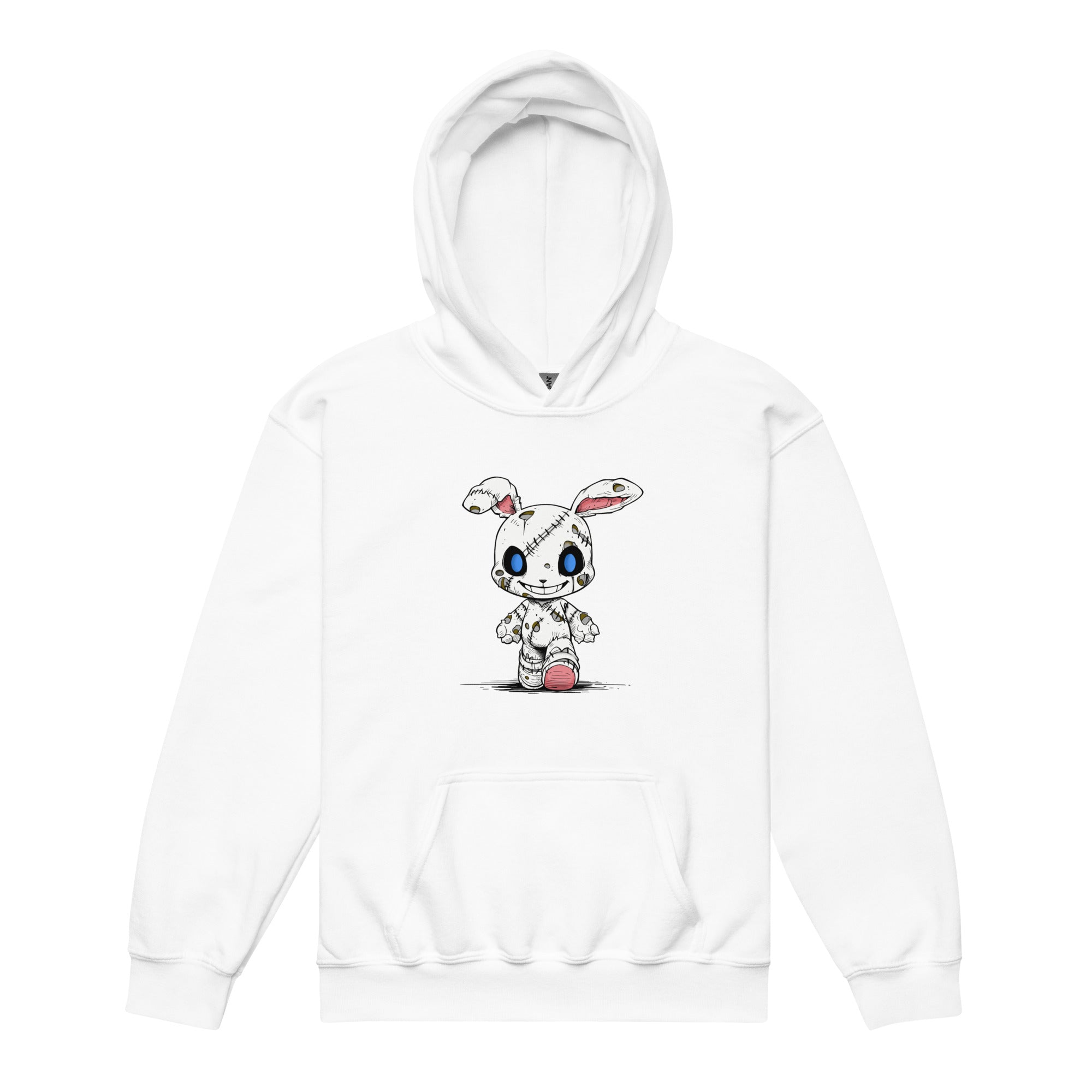 Zombie Bunny Youth Girls Heavy Blend Hoodie