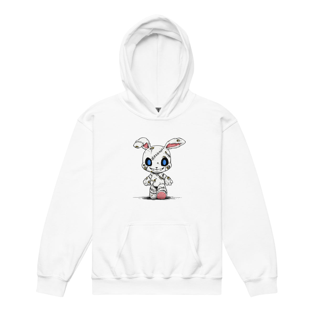 Zombie Bunny Youth Girls Heavy Blend Hoodie