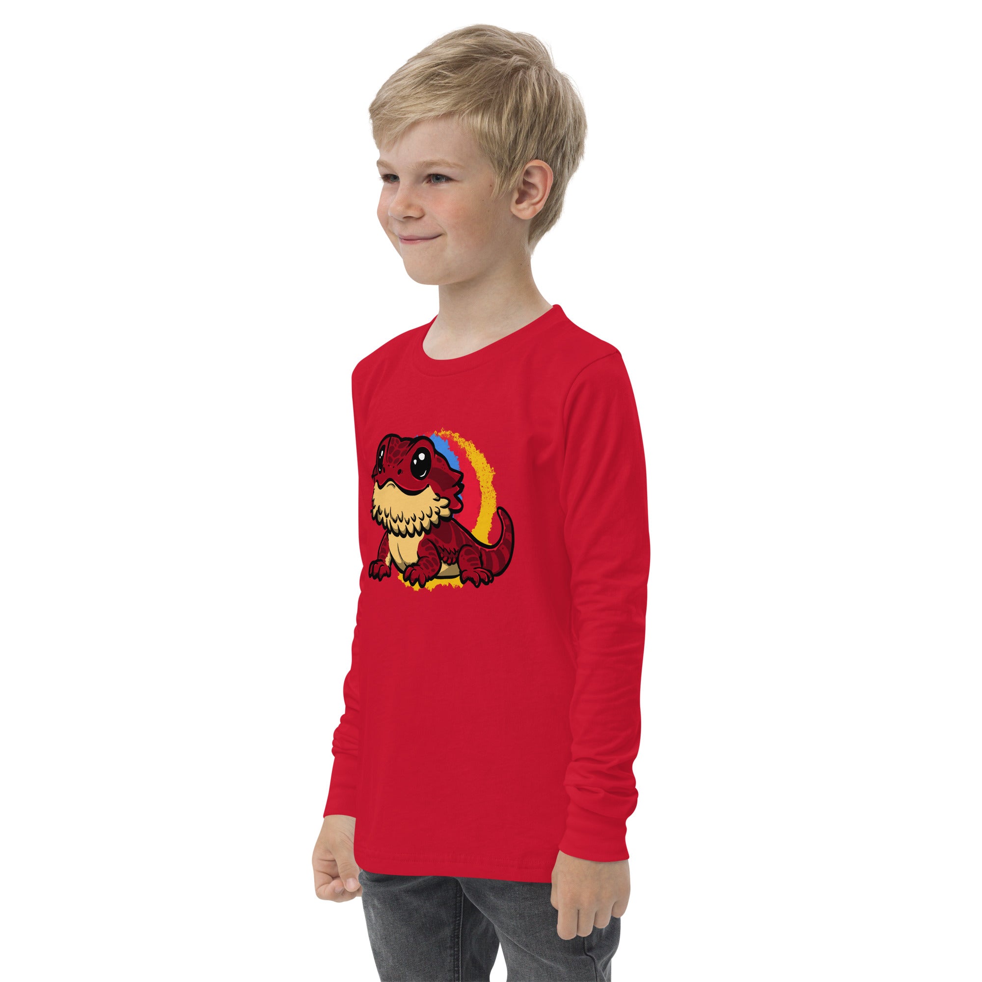 Bearded Dragon Youth Boys Long Sleeve Tee