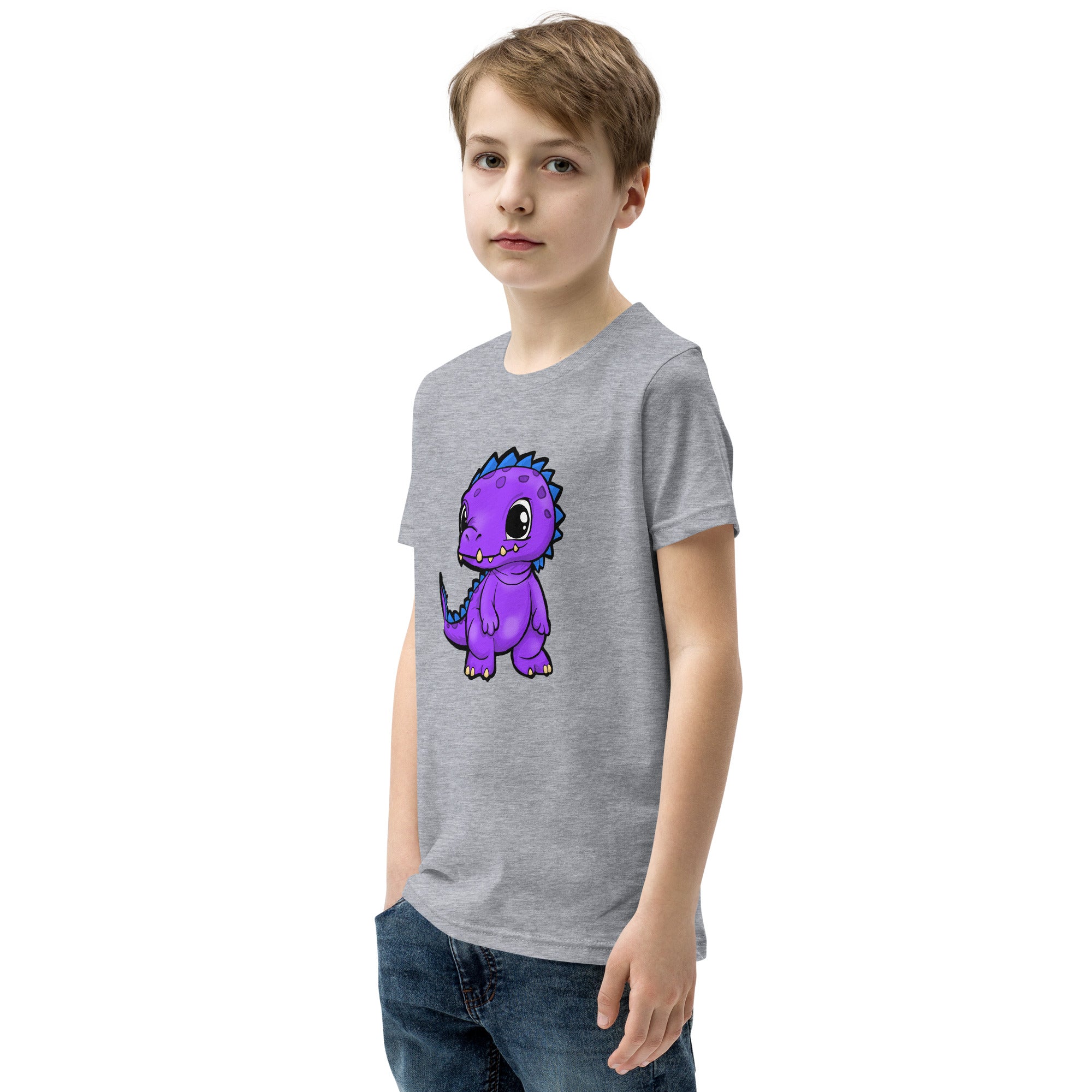 Dinky Dino Youth Boys Short Sleeve T-Shirt