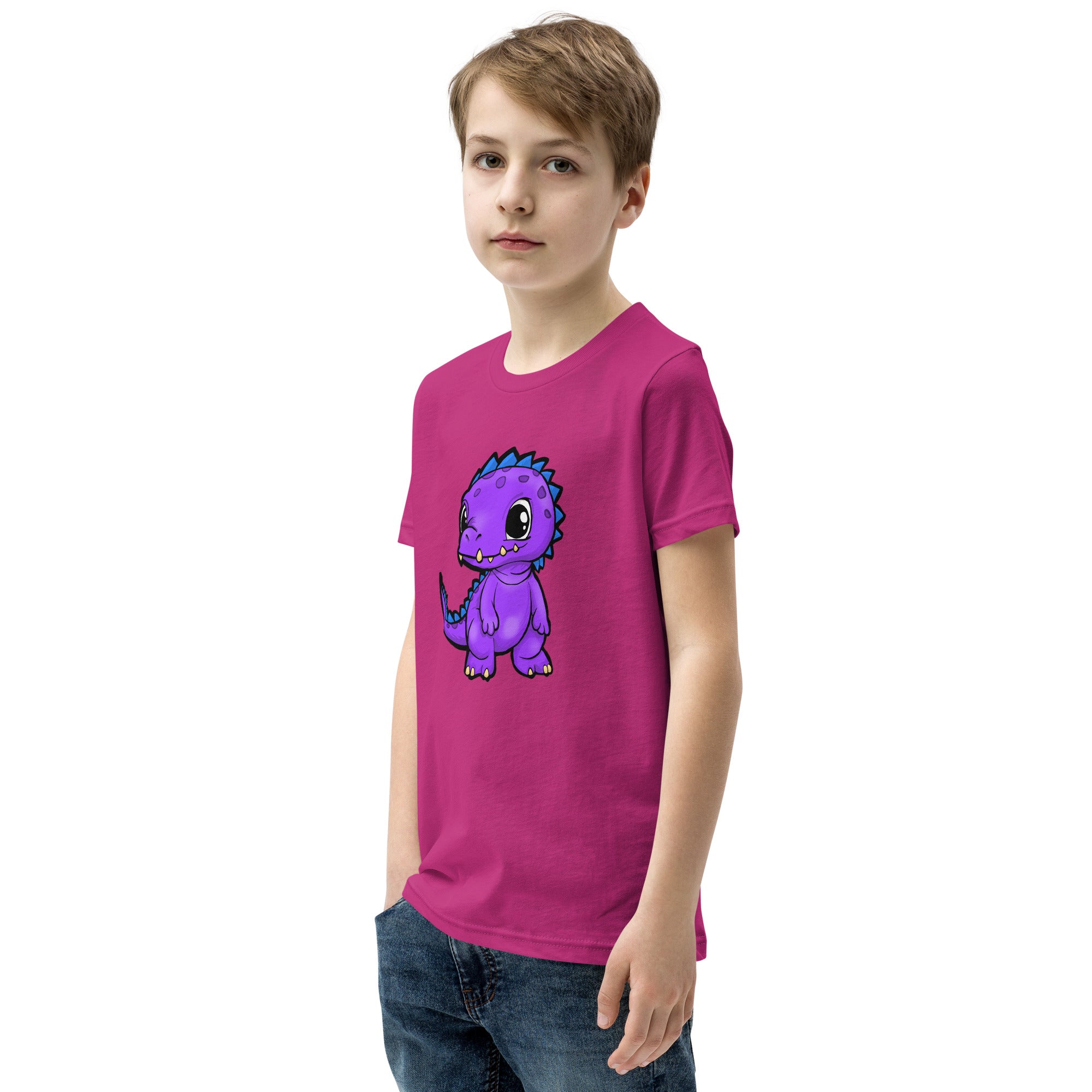 Dinky Dino Youth Boys Short Sleeve T-Shirt