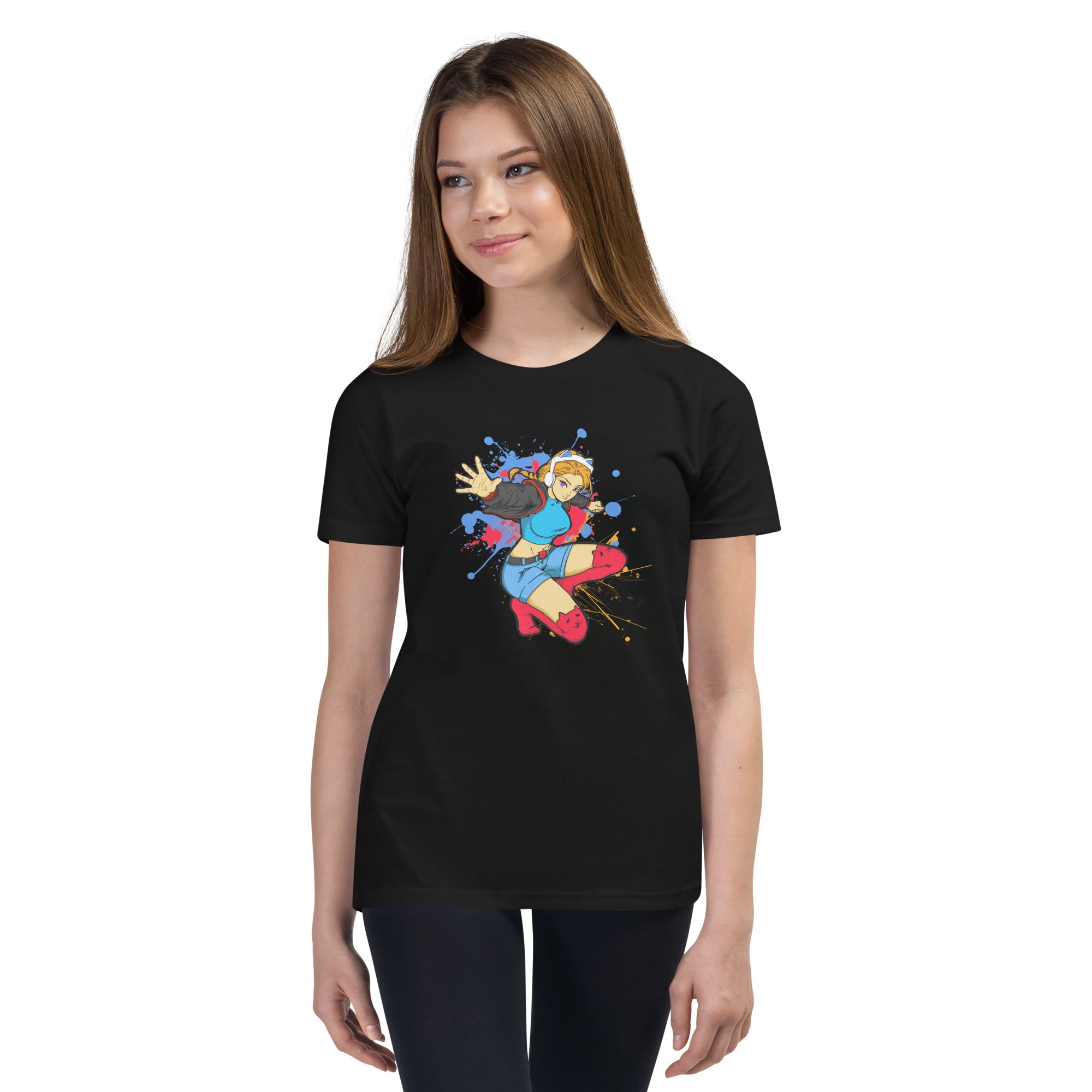 GG Anime Youth Girls Short Sleeve T-Shirt