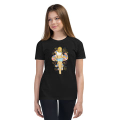 Bee Anime Style Youth Girls Short Sleeve T-Shirt