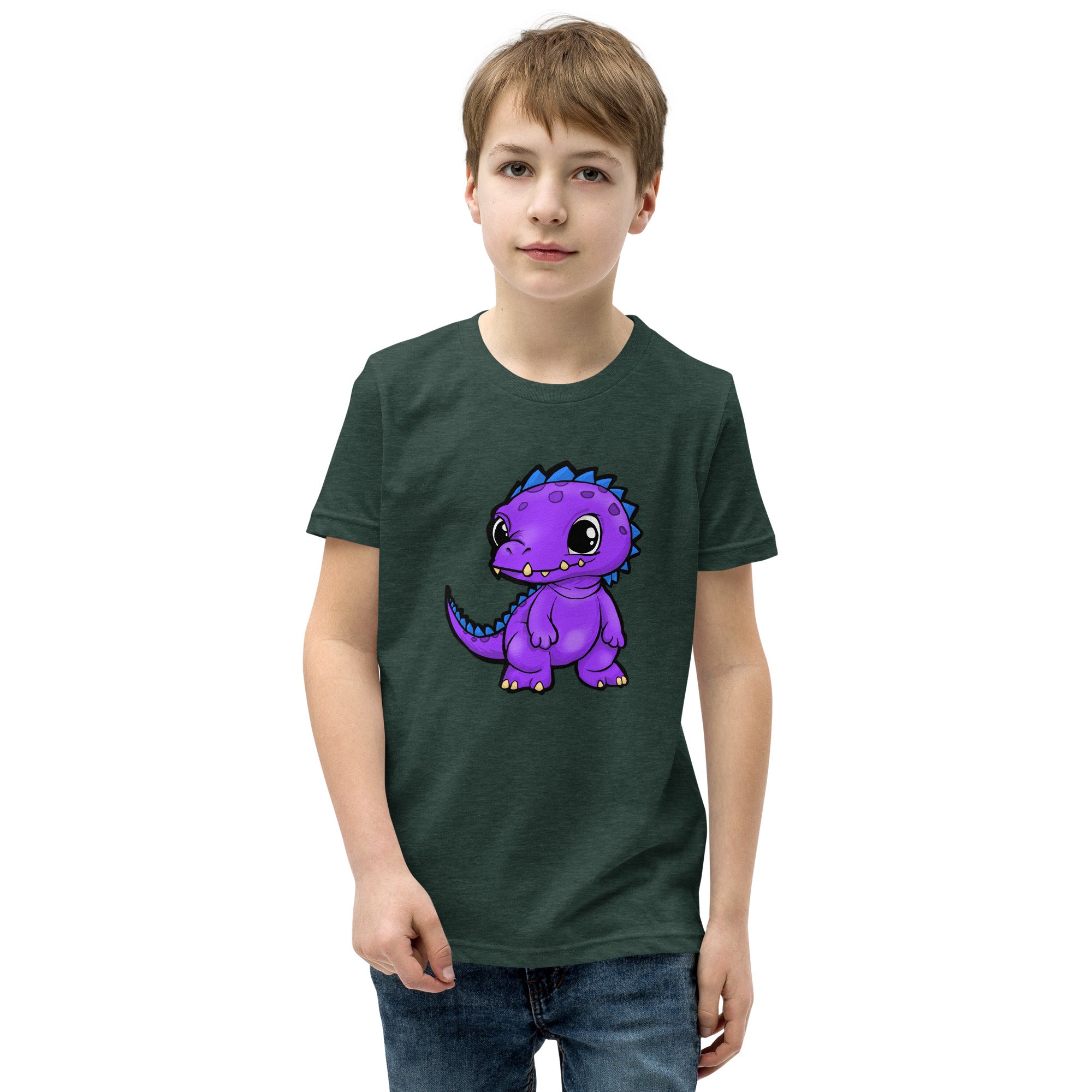 Dinky Dino Youth Boys Short Sleeve T-Shirt