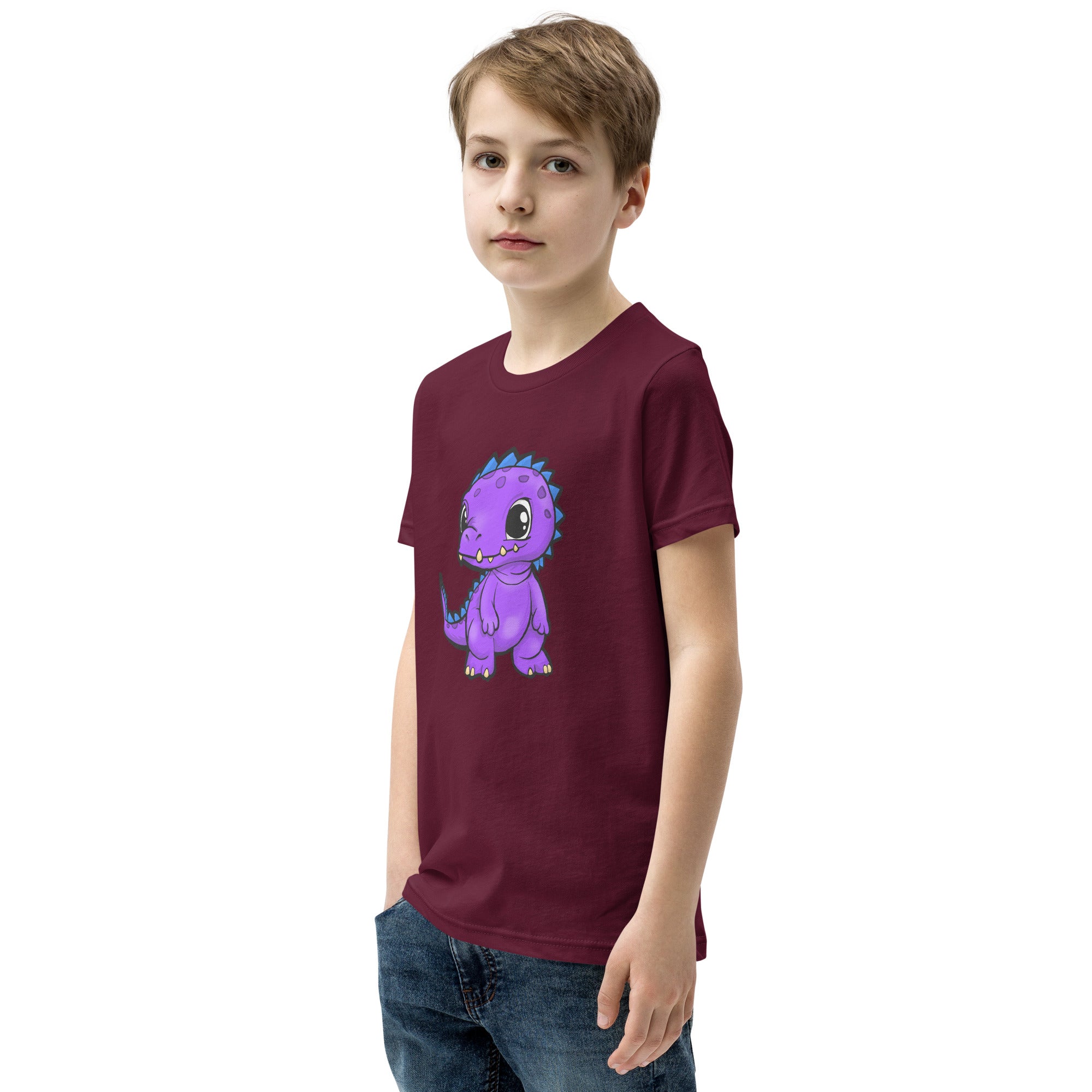 Dinky Dino Youth Boys Short Sleeve T-Shirt