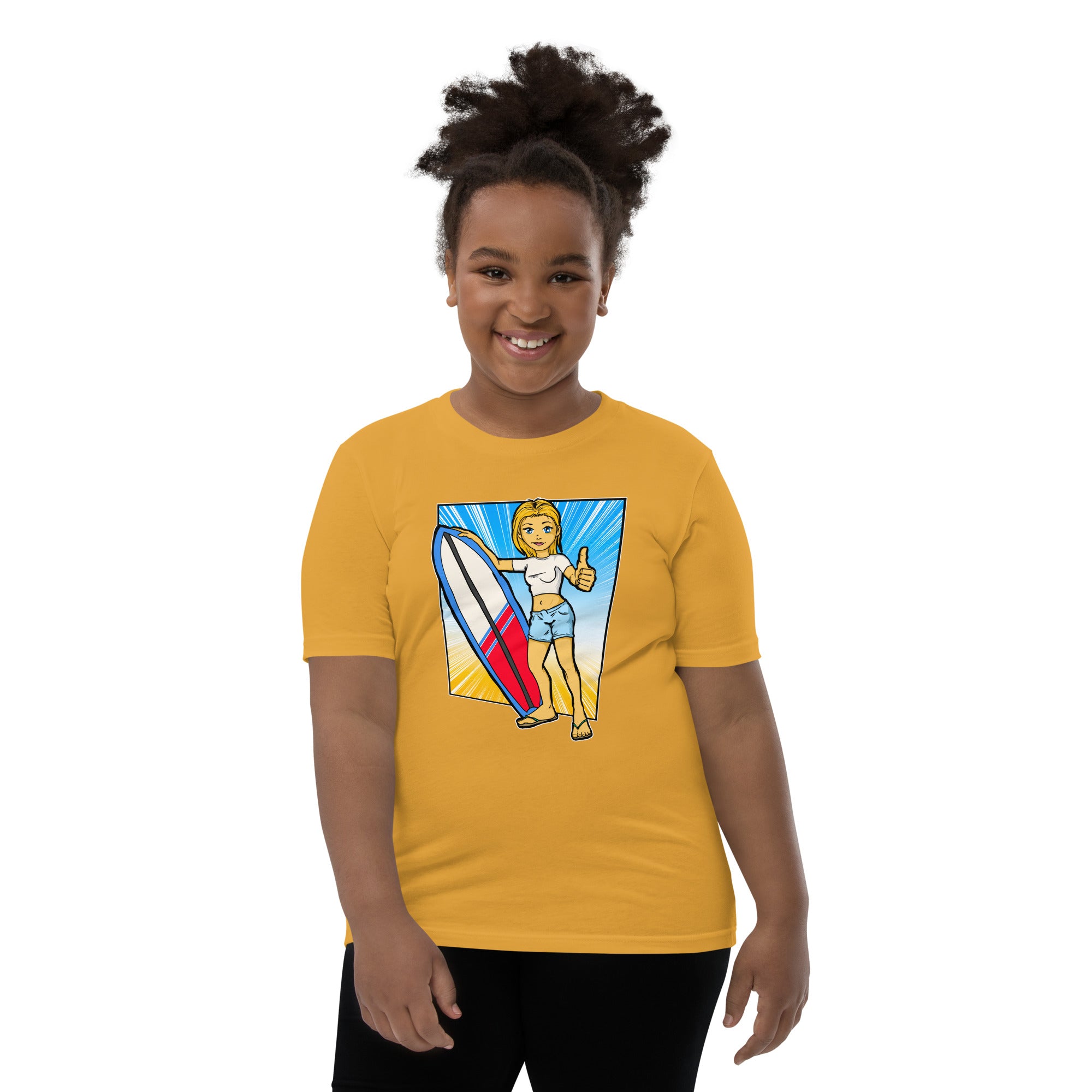 Bee Youth Girls Standard Short Sleeve T-Shirt