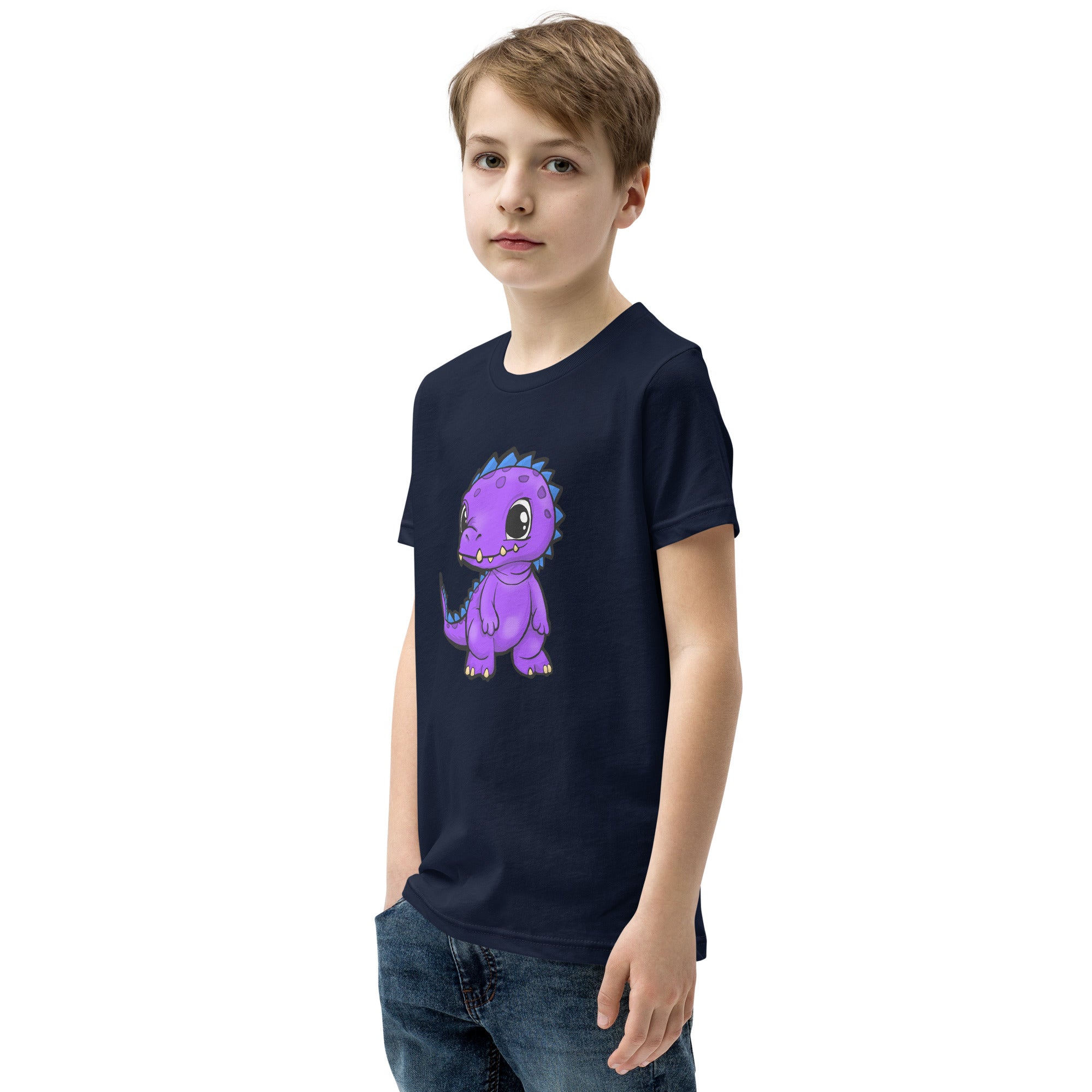 Dinky Dino Youth Boys Short Sleeve T-Shirt