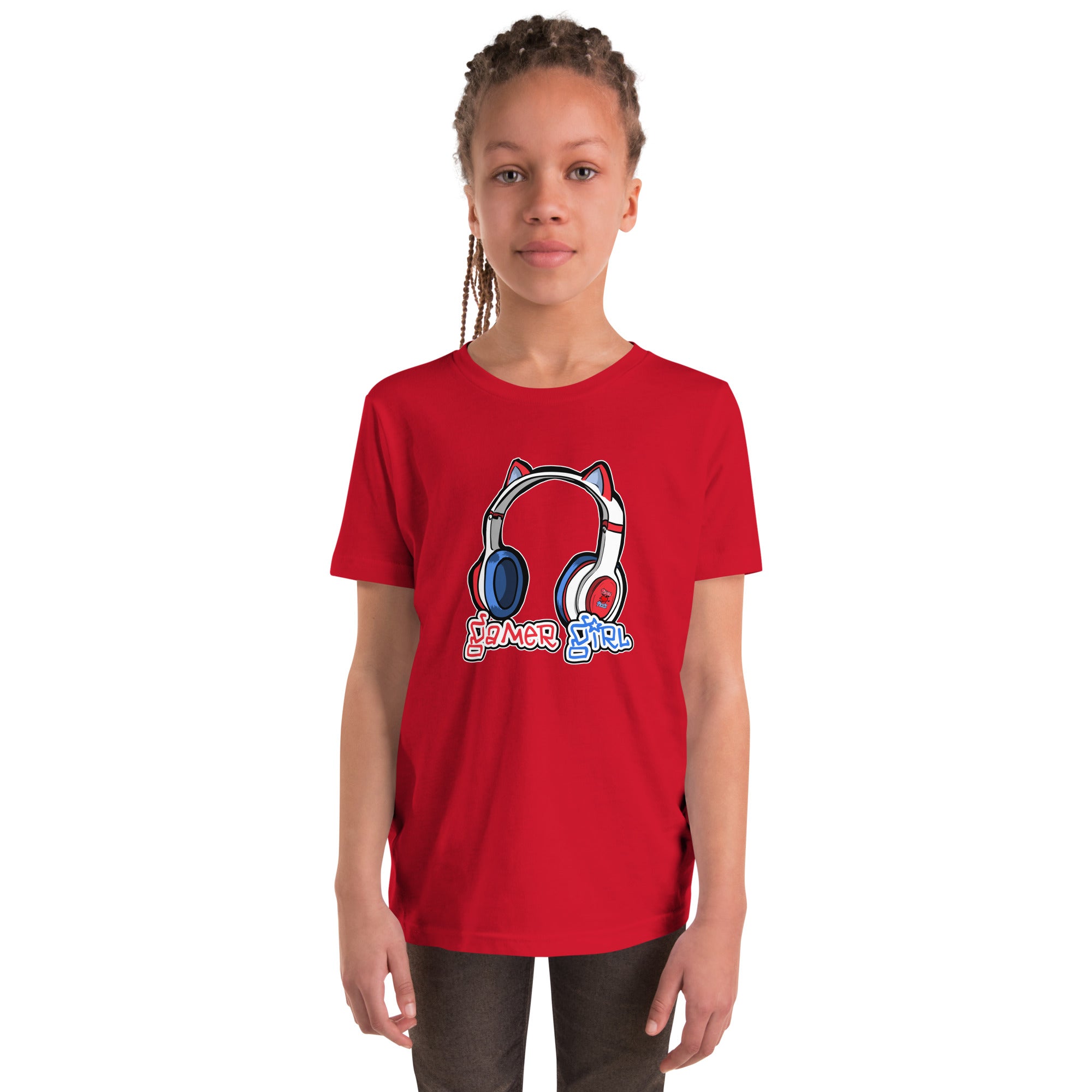 Gamer Girl Youth Girls Short Sleeve T-Shirt