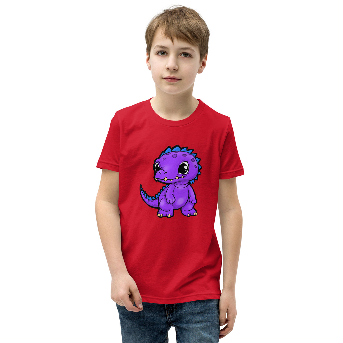 Dinky Dino Youth Boys Short Sleeve T-Shirt