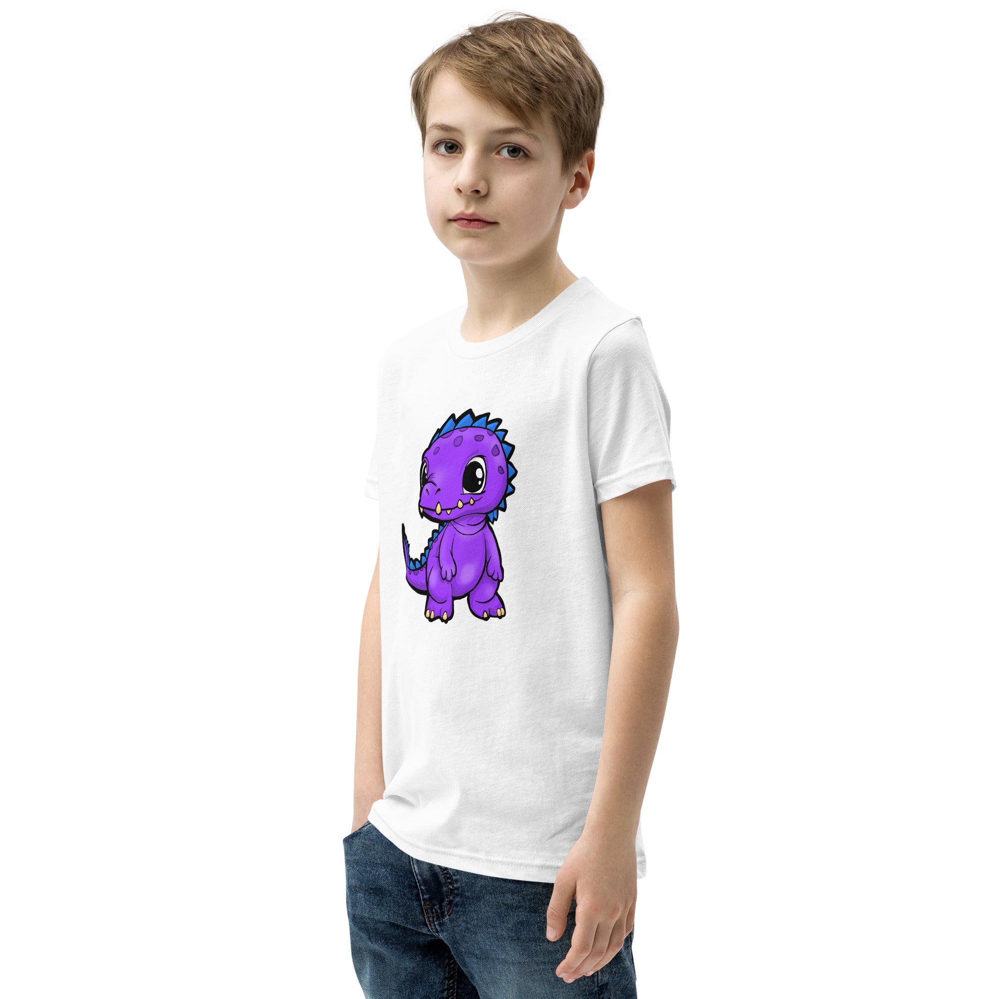 Dinky Dino Youth Boys Short Sleeve T-Shirt